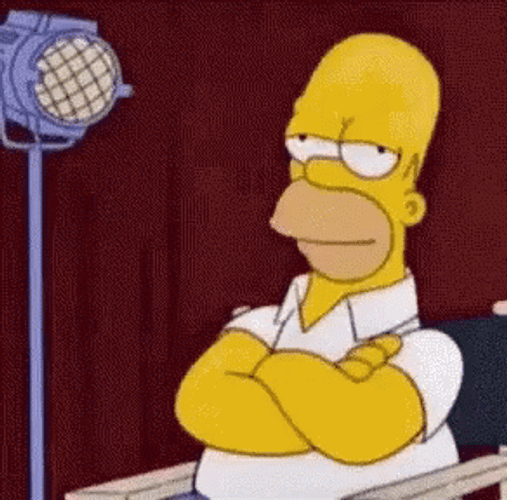 Homer Simpson Yeah Nod GIF
