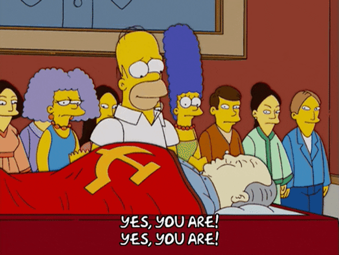 Homer Simpson Yes You Are GIF
