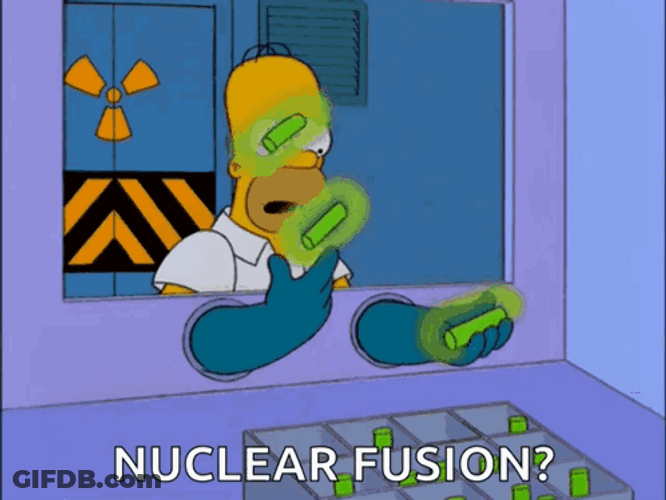 Homer Simpsons Nuclear Fusion GIF