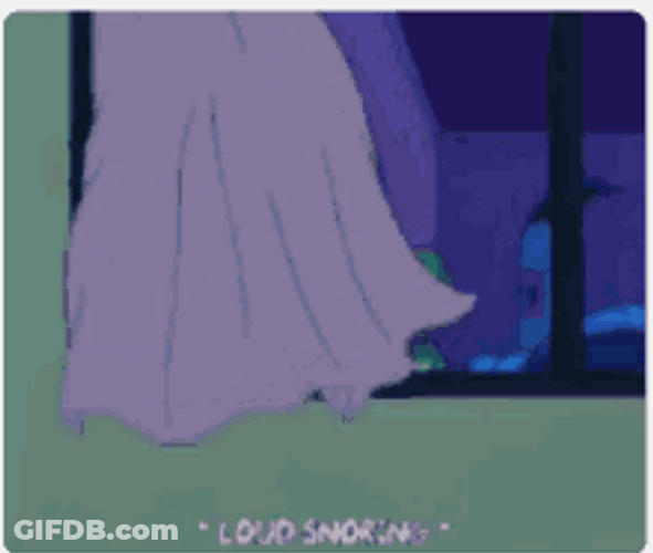 Homer Simpsons Snoring With Marge GIF
