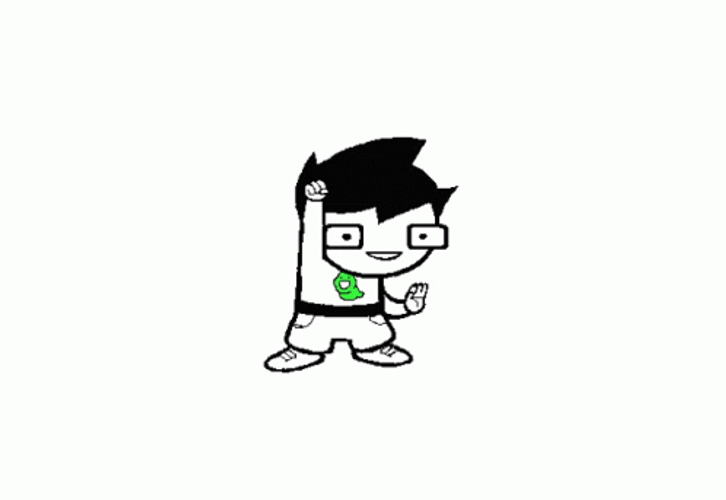 Homestuck John Egbert Dancing GIF
