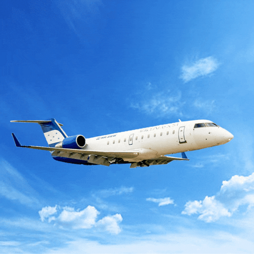 Honduras Airplane Bouncing GIF