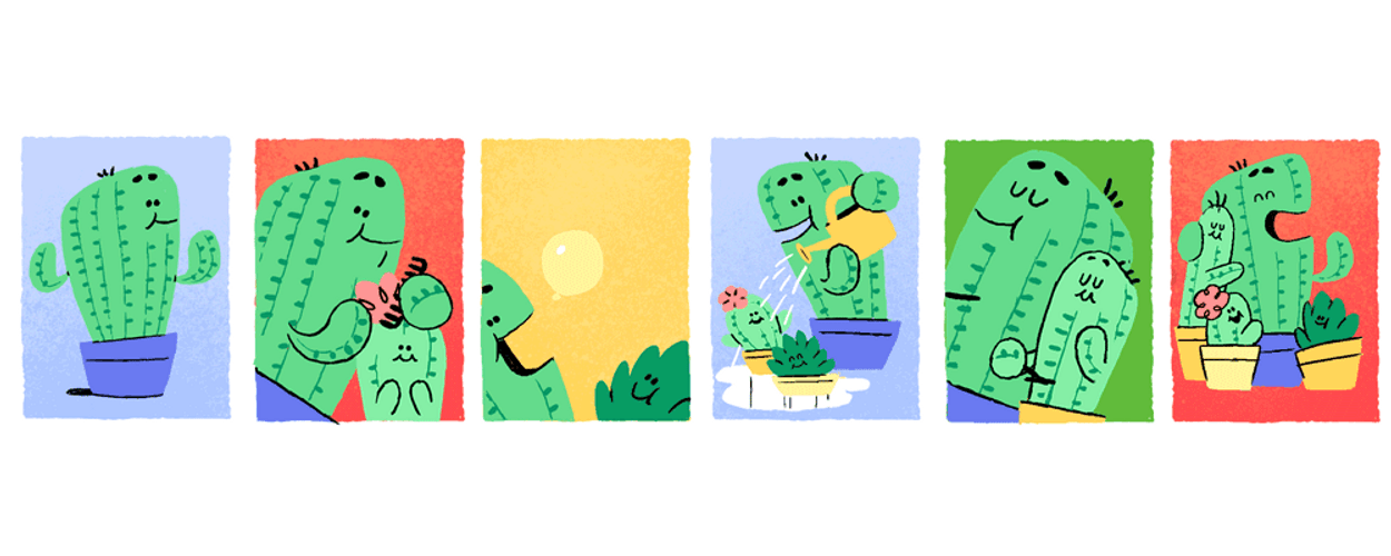 Honduras Animated Cactus GIF