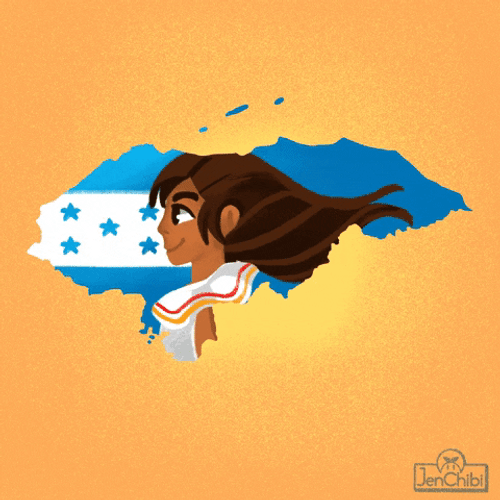 Honduras Animated Girl GIF