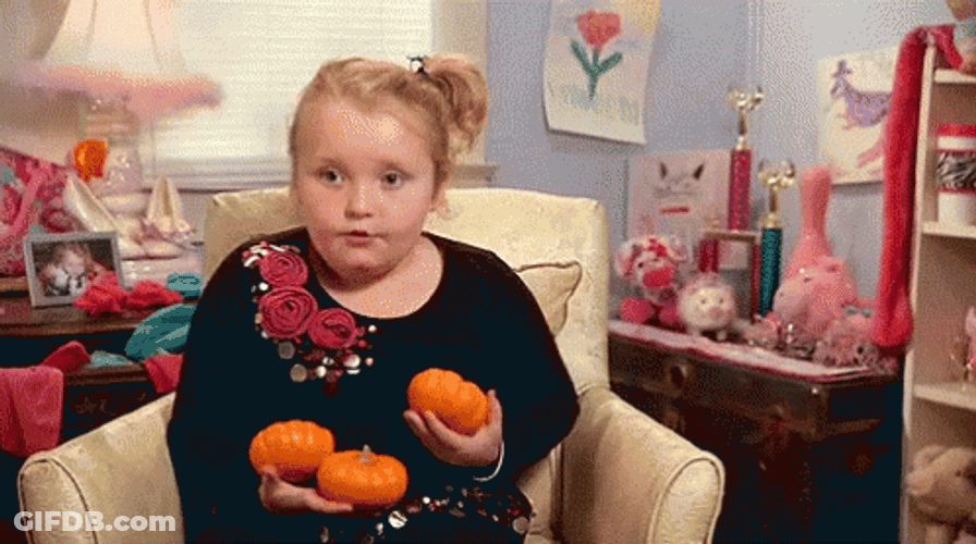 Honey Booboo Juggling Oranges Fail GIF