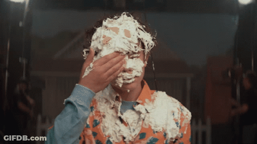 Honey Boy With Pie In The Face GIF