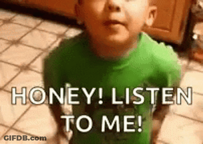 Honey Listen To Me Linda Meme GIF