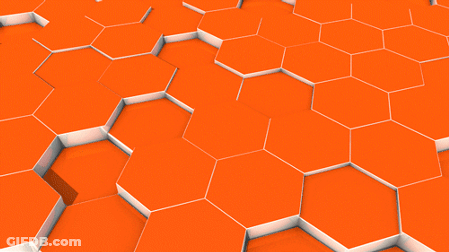 Honeycomb Digital Abstract GIF