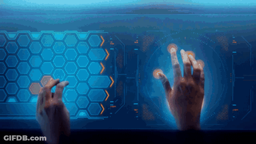 Honeycomb Digital Screen GIF