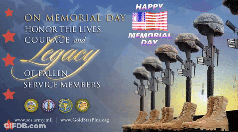 Honor Memorial Day Lives Courage Legacy GIF