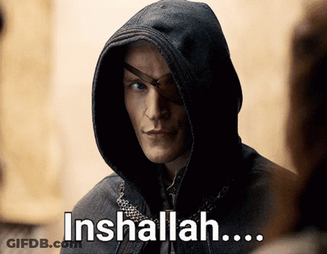 Hooded Aemond Targaryen Inshallah GIF