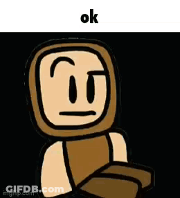 Hooded Cartoon Character Sitting Making Face GIF