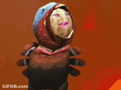 Hooded Cartoon Person GIF