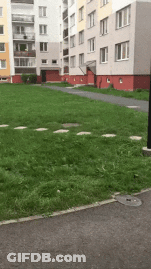 Hoody Man Like Naruto Running GIF