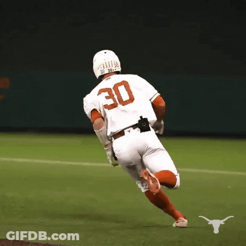 Hook Em Player Running While Circling His Hand GIF