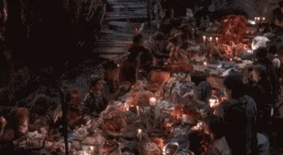 Hook Food Fight GIF