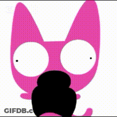 Hoops And Yoyo Psychedelic White And Black Screaming Broken Eyes GIF