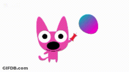 Hoops Character With Bellowed Words (Boy) GIF
