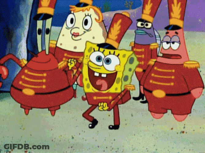 Hooray Band SpongeBob GIF