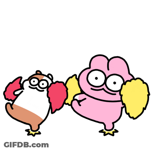 Hooray Cheering Zookiz GIF