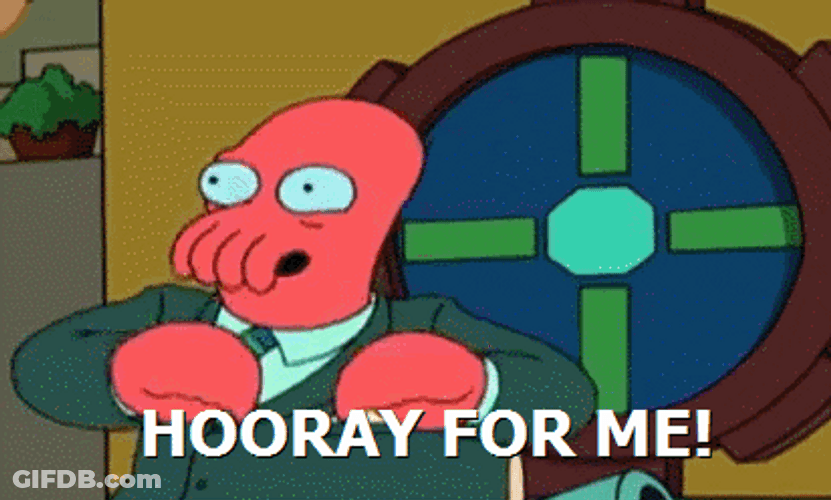 Hooray For Me Zoidberg GIF