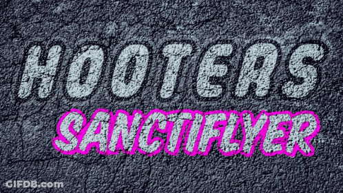 Hooters Sanctuary Pink And White GIF