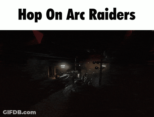 Hop On Arc Raiders Poster GIF