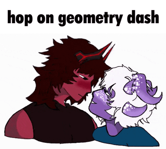 Hop On Geometry Dash GIF
