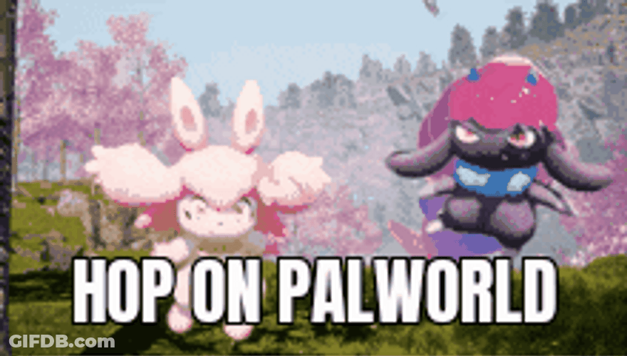 Hop On Palworld Katress Dancing GIF