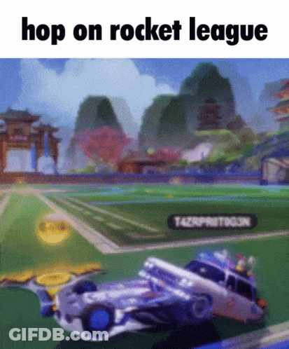 Hop On Rocket League GIF
