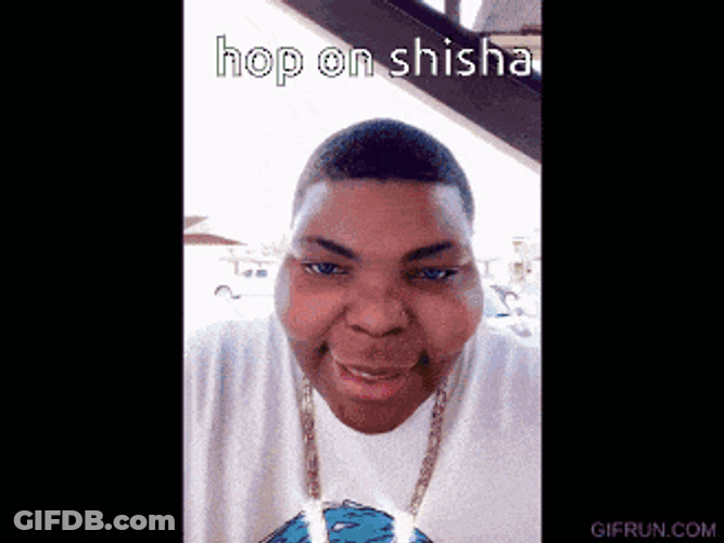 Hop On Shisha Black Guy Rizz GIF