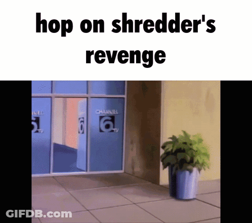 Hop On Shredder's Revenge Building GIF