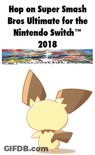 Hop On Super Smash Bros Ultimate Nintendo Switch Poster GIF