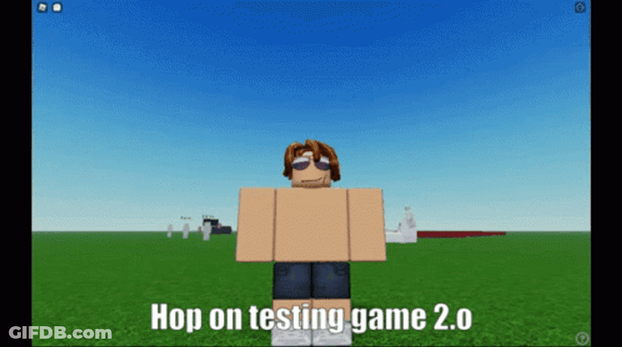 Hop On Testing Game Roblox GIF