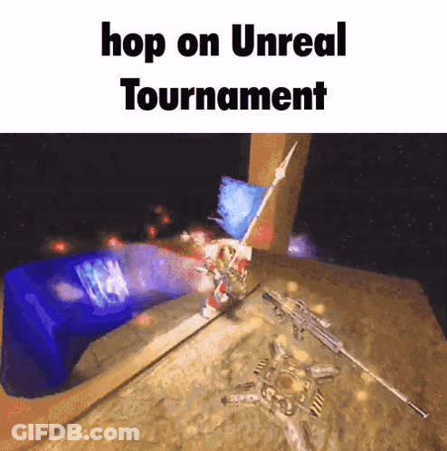 Hop On Unreal Tournament GIF