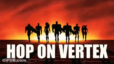 Hop On Vertex Sign With Group GIF