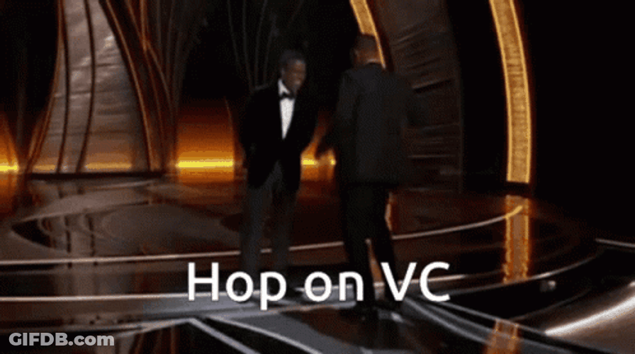 Hop On Video Call Will Smith Oscars GIF