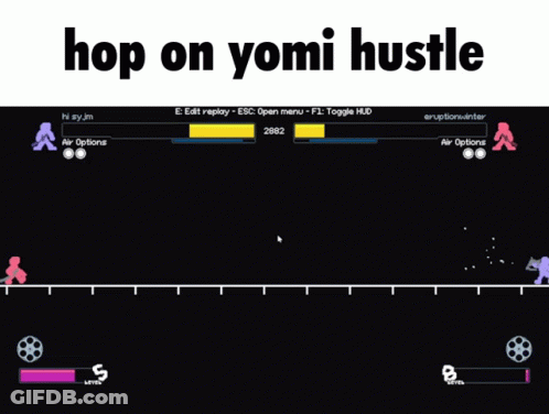 Hop On Yomi Hustle Video Game Screenshot GIF