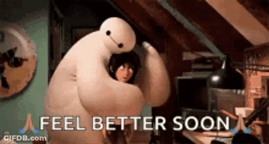 Hope You Feel Better Hugging Baemax GIF