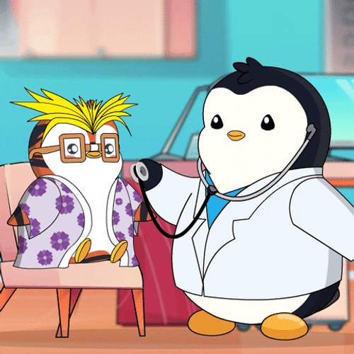 Hope You Feel Better Soon Doctor Penguin GIF