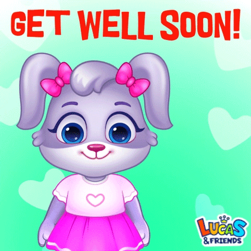 Hope You Feel Better Soon Flower Bouquet GIF