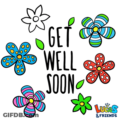 Hope You Feel Better Soon Flowers GIF