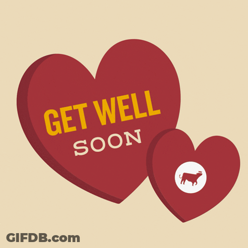 Hope You Feel Better Soon Heart Pump GIF