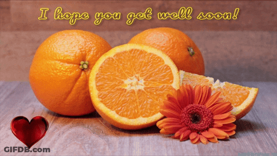 Hope You Feel Better Soon Oranges GIF