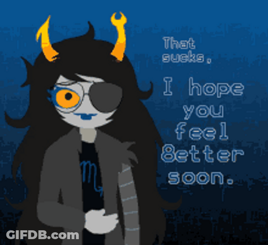 Hope You Feel Better That Sucks Vriska Serket GIF