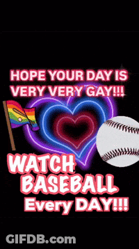 Hope Your Day Is Very Very Gay Sign GIF