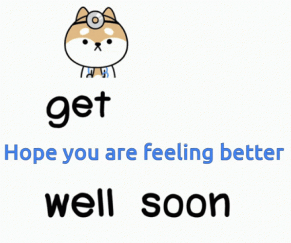 Hope Youre Feeling Better Cat Doctor GIF