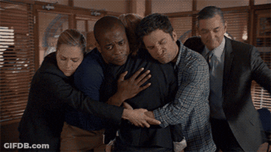 Hope Youre Feeling Better Psych Characters Hugging GIF