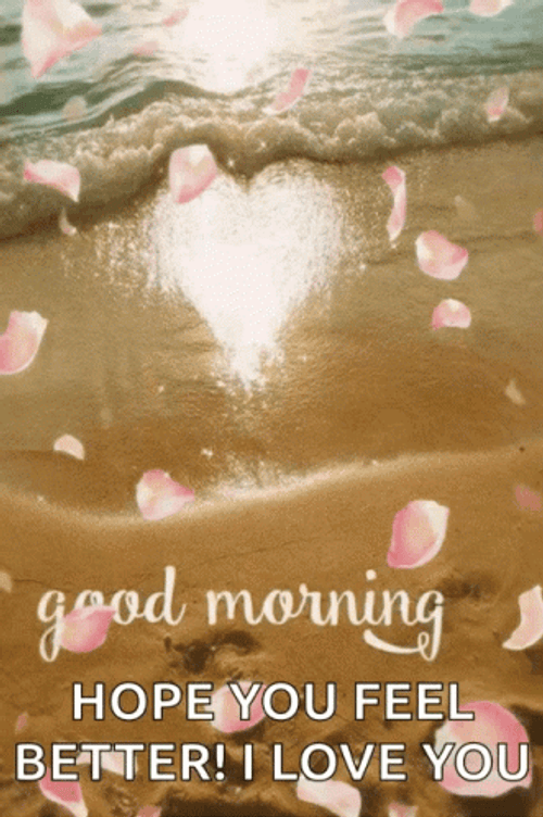 Hope Youre Feeling Better Sand And Sea GIF