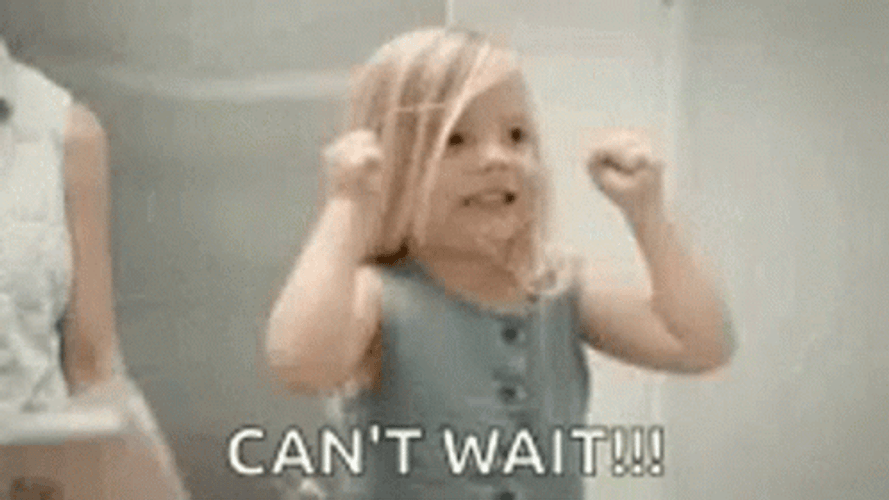 Hopeful Anticipation Cute Baby Girl GIF